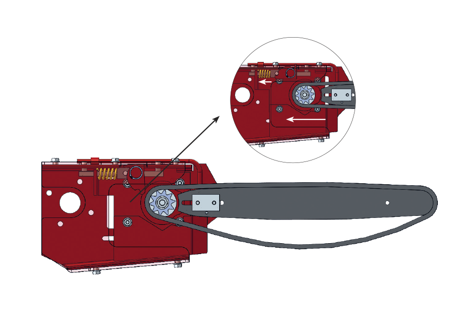 AC 10 automatikus láncfeszítő